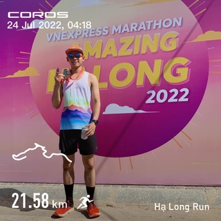 Áo singlet chạy bộ nam UTO - Mountain run
