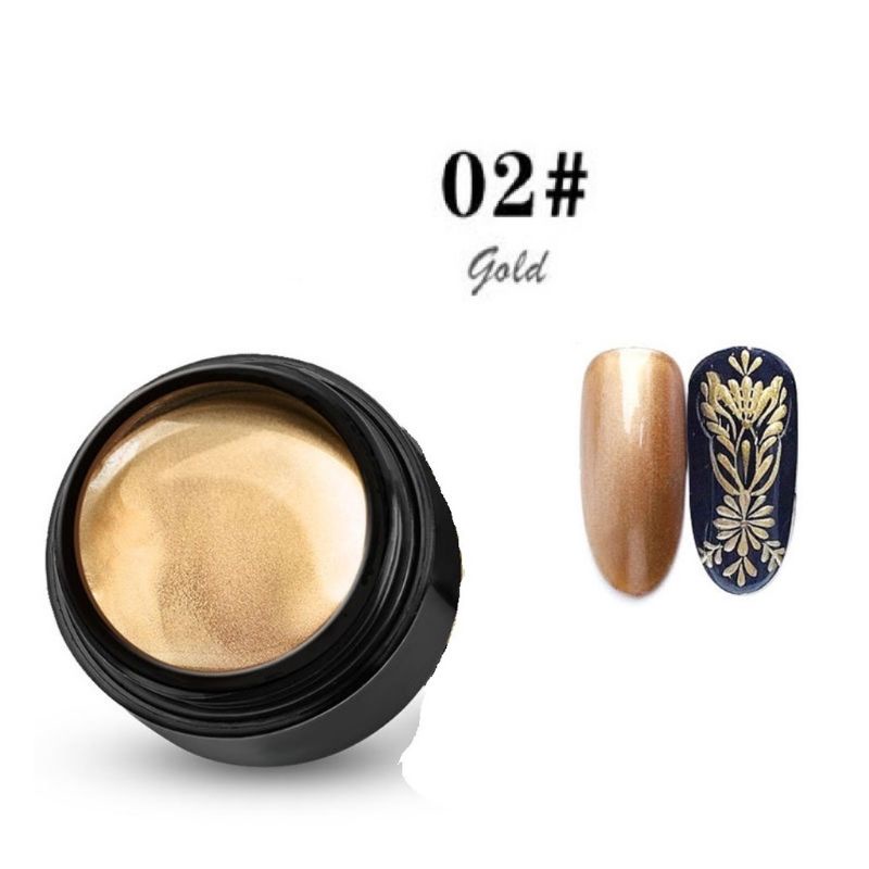 gel metan nail, nhũ siêu sáng, gel vẽ viền, tráng gương