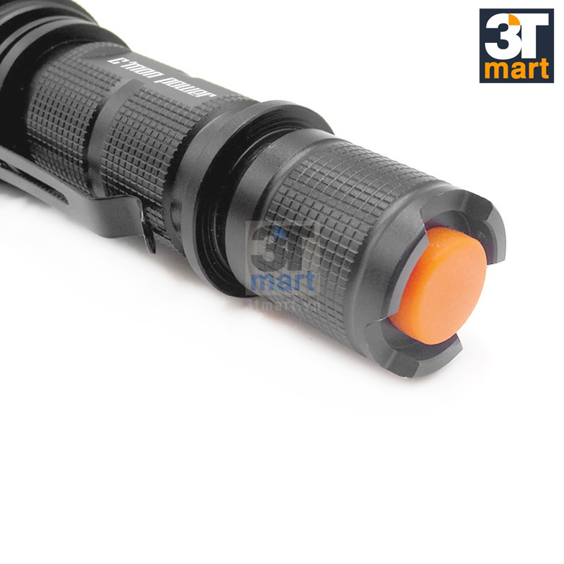 Bộ 1 đèn pin siêu sáng C'mon Power RANGER XML-L2 LED 10W chiếu xa 500m + 1 pin 18650 + 1 sạc USB (VÀNG) | BigBuy360 - bigbuy360.vn