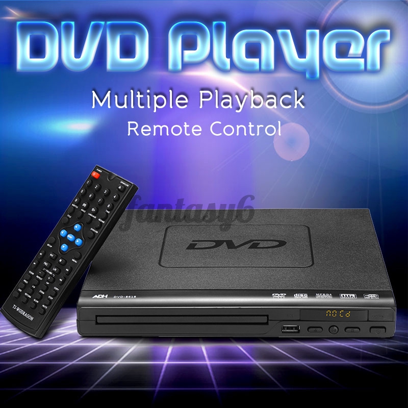 Đầu Đọc Đĩa Dvd 1080p Kèm Điều Khiển Từ Xa