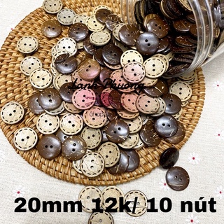 Nút Gỗ Dừa Trang Trí Handmade