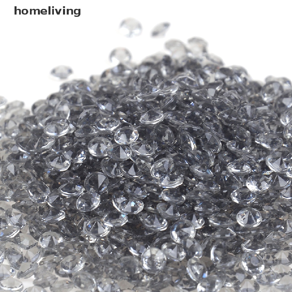 1000 Hạt Cườm Tinh Thể Kim Cương 4mm Trang Trí Bàn Tiệc Cưới