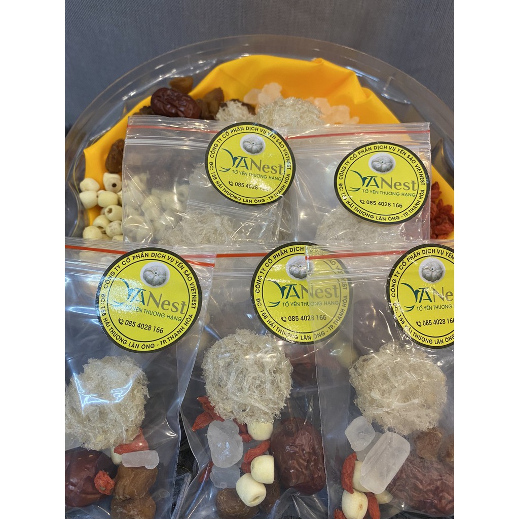 Yến Sào baby ( viên yến 1.5g + 5 vị nấu kèm, 50% sợi) SET YẾN NGUYÊN CHẤT KHÔNG TẨM ĐƯỜNG. | BigBuy360 - bigbuy360.vn