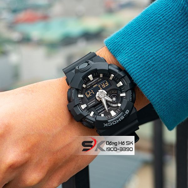 Đồng Hồ Nam CASIO G-Shock Chính Hãng Anh Khuê GA-700-1BDR