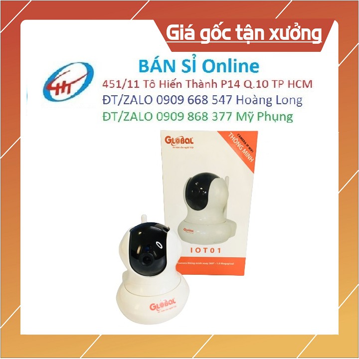 5 Camera IP Global IOT-01 1.0Mp 720p Xoay 360 - Hàng Chính Hãng - Camera Global IOT-01 SP000369