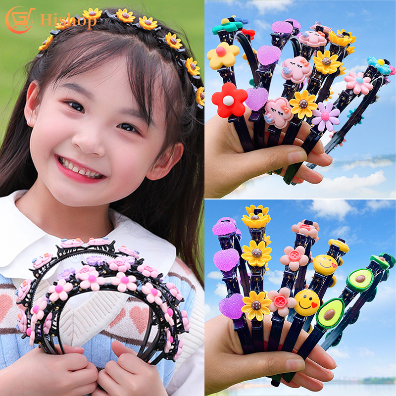 Cài Tóc Đính Hình Hoa Trái Cây Đáng Yêu Cho Bé Hishop