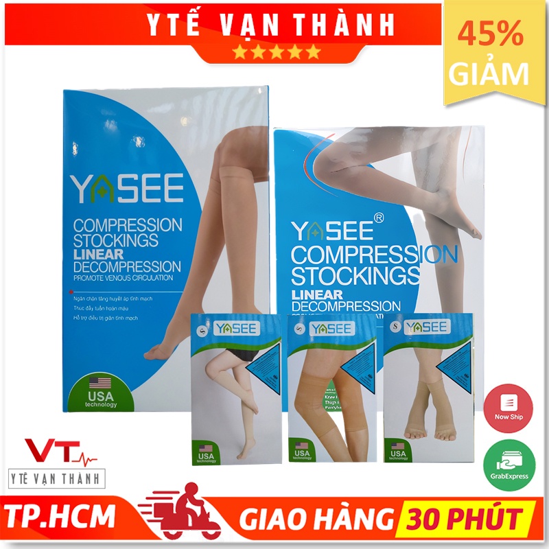 ✅ Vớ Suy Giãn Tĩnh Mạch (Tất Y Khoa): YASEE (Công Nghệ Mỹ) Hỗ trợ điều trị và phòng ngừa giãn tĩnh mạch - VT0046