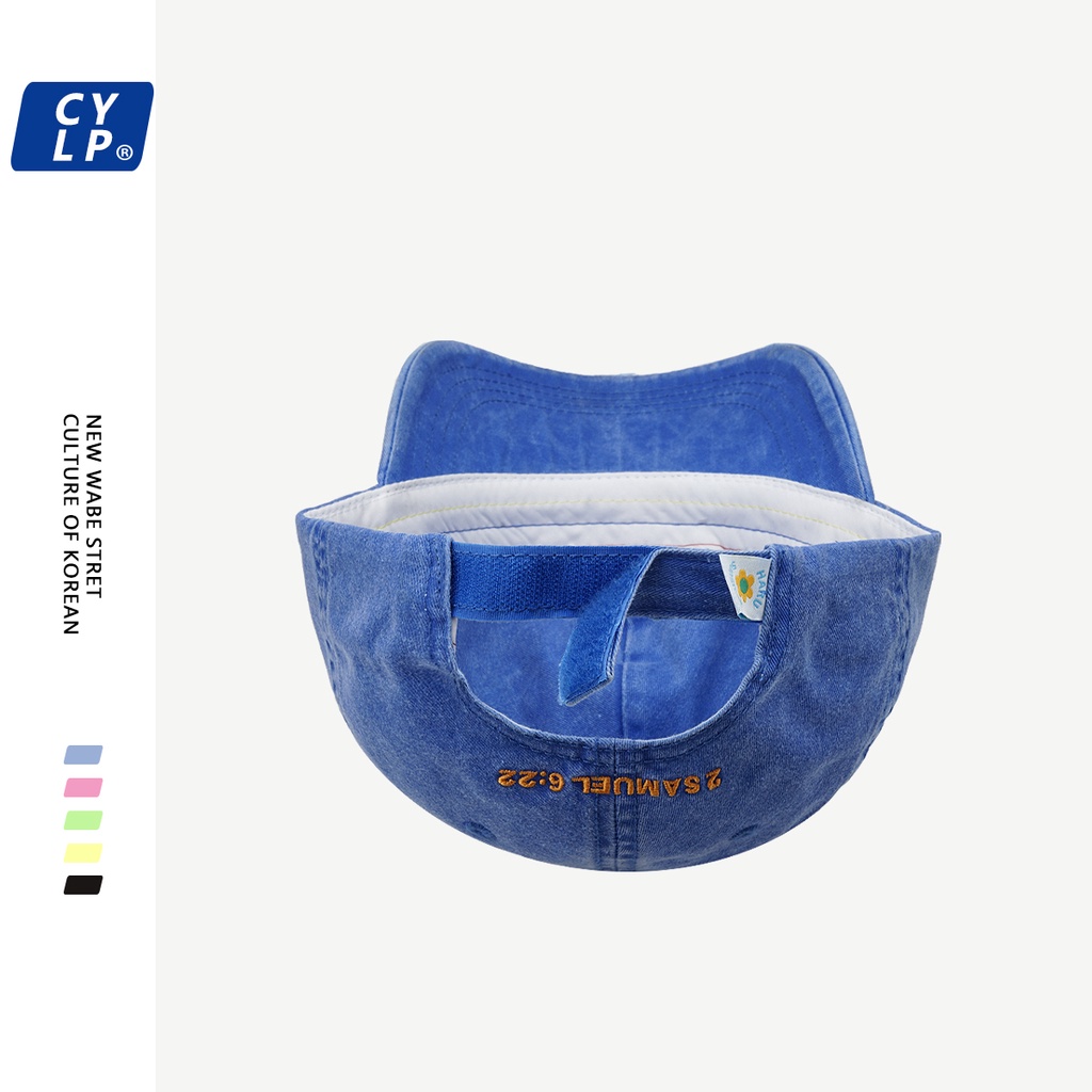 Mũ Lưỡi Trai Mềm Chất Lượng Cao Thêu Chữ Phong Cách Đường Phố Hàn Quốc Cho Nữ