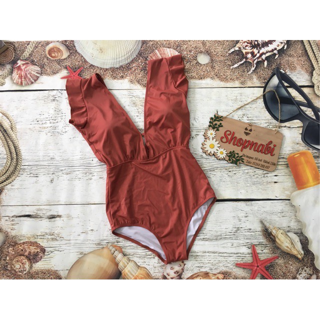 Giá sập sànBikini đồ bơi 1 mảnh tay bèo dễ thương, có 5 màu | BigBuy360 - bigbuy360.vn