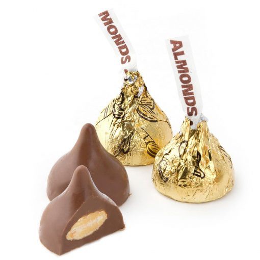 HERSHEY’S KISSES MILK CHOCOLATE WITH ALMONDS - USA ( SOCOLA SỮA HẠNH NHÂN) - 283G