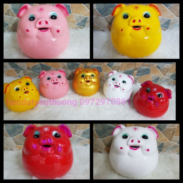 Lợn tiết kiệm bụng phệ mắt mở size 1