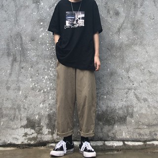 Quần ulzzang ống suông basic mới