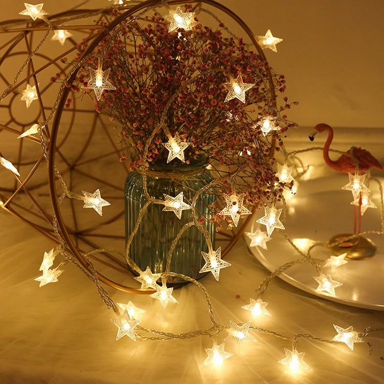 Dây đèn LED nhấp nháy trang trí Noel, Tết