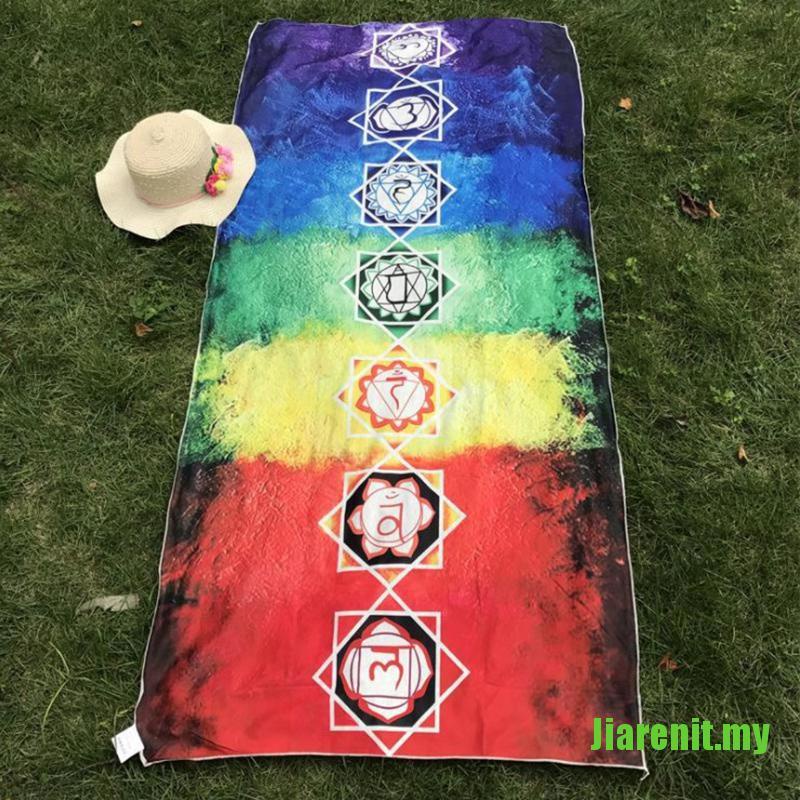 Thảm Tập Yoga / Đi Biển Họa Tiết Mandala