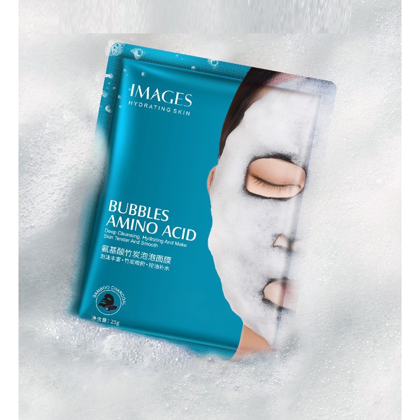 Mặt nạ sủi bọt thải độc Than Tre Images Hydrating Skin Bubbles Amino Acid IMAGES