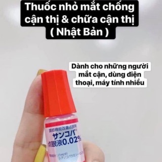 💧Thuốc nhỏ mắt Phục hồi thị lực Sancoba - Nhật Bản💧