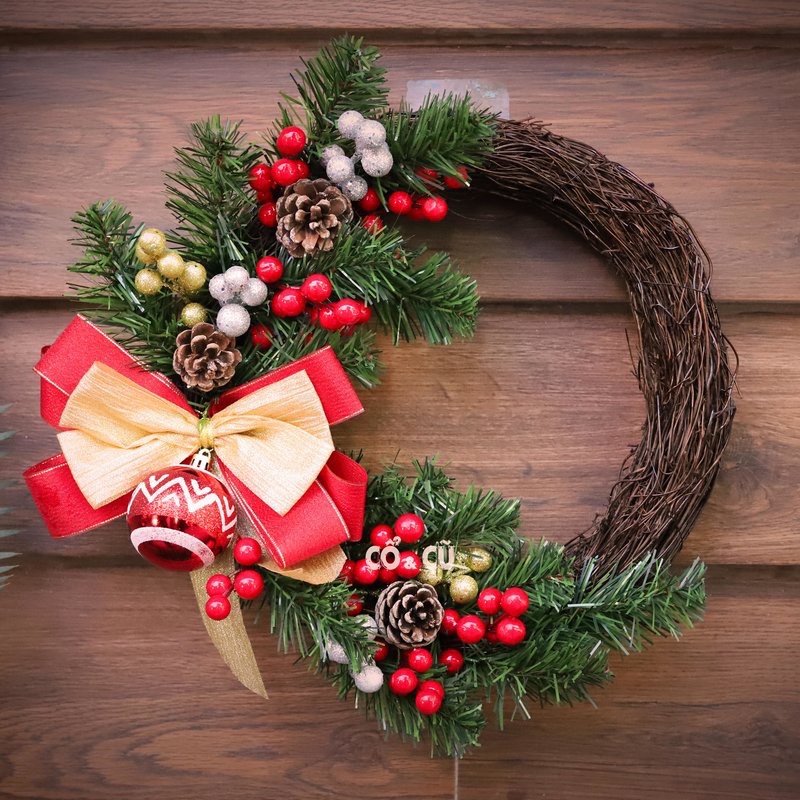 Sỉ Vòng Dây Rừng làm vòng nguyết quế noel,vòng hoa trang trí tết