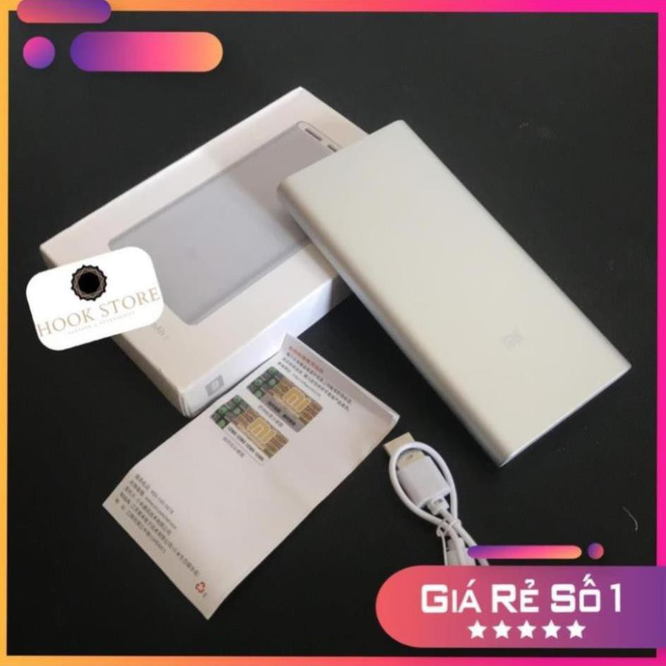 Pin Sạc Dự Phòng Xiaomi [GIÁ TỐT] Gen 2 2 Cổng USB Dung Lượng 10.000mAh Nhỏ Gọn, Tiện Lợi