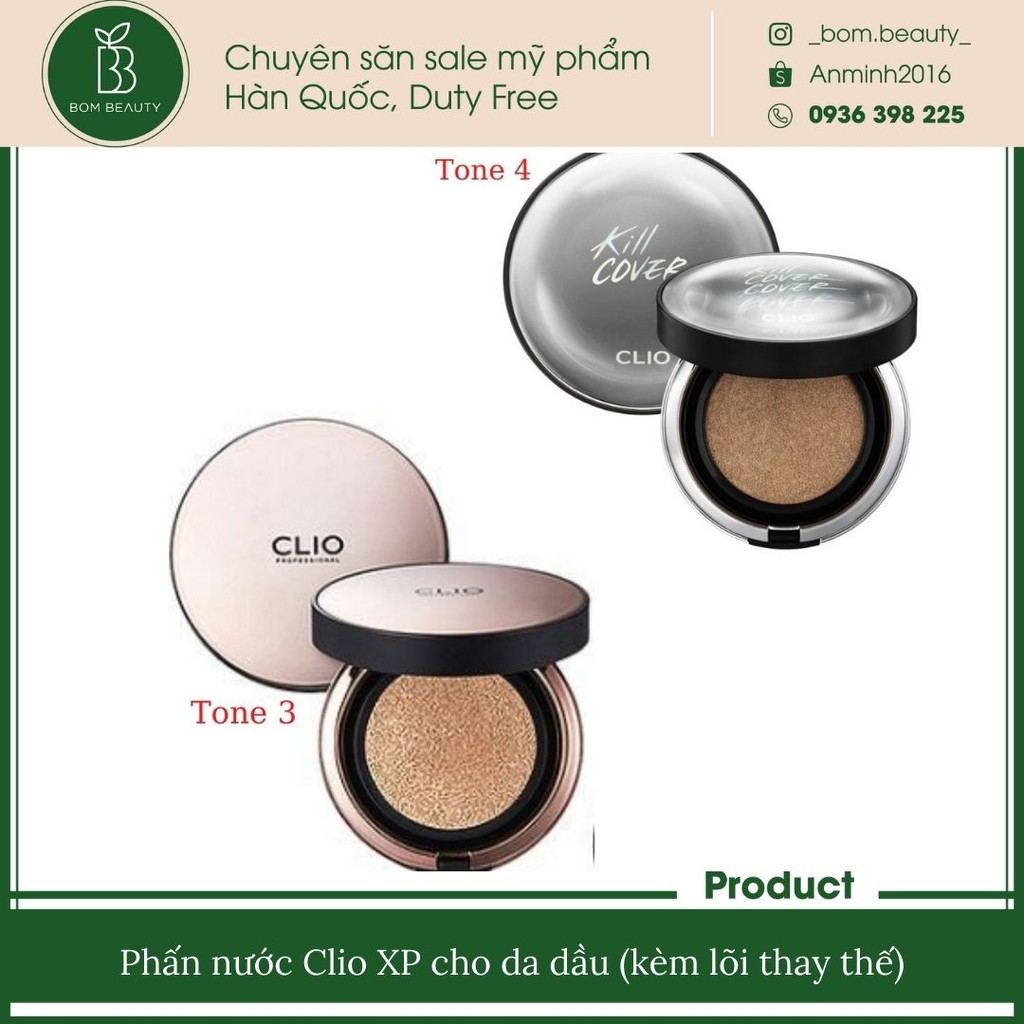 Phấn nước Clio Kill Cover Founwear Cushion XP (kèm lõi thay thế)