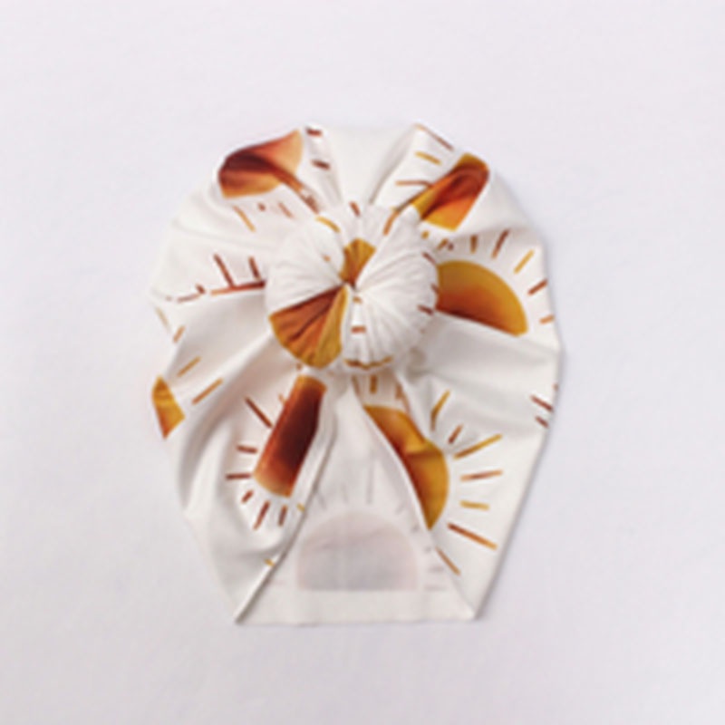 Mũ Turban In Hình Bánh Donut Thoáng Khí Làm Phụ Kiện Chụp Ảnh Cho Bé Gái