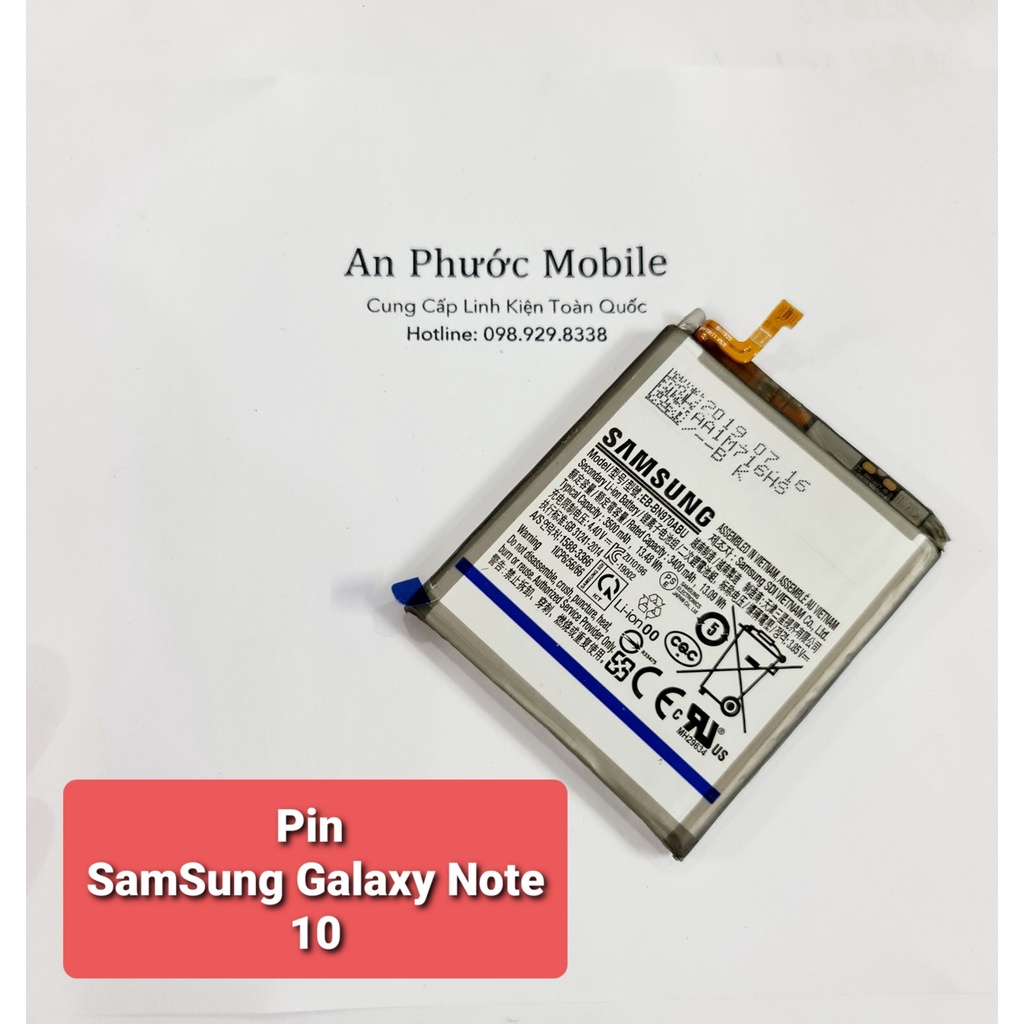 Pin Zin Tháo Máy Điện Thoại SamSung Galaxy Note 10