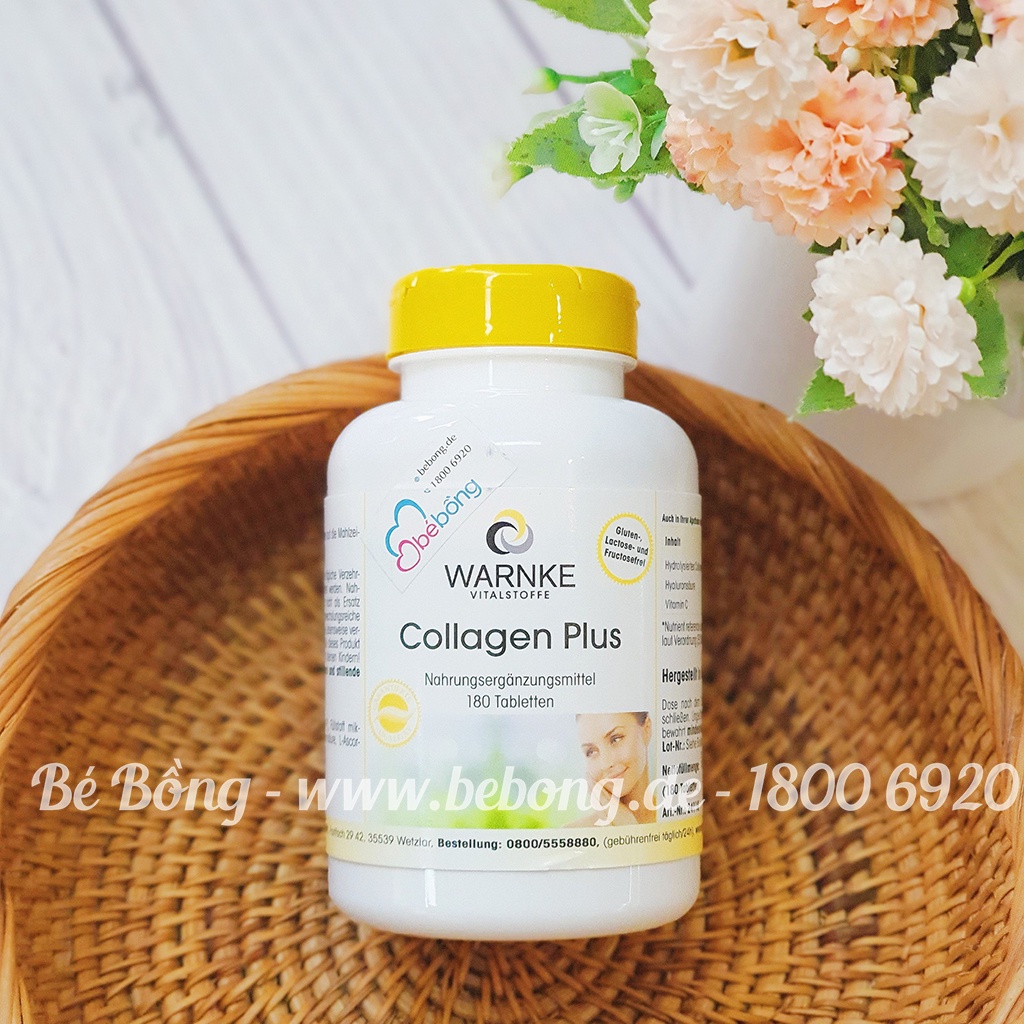 Collagen dạng viên Warnke Đức 180 viên