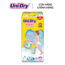 {Mẫu mới} Bỉm UniDry Quần M42,L38,XL34,XXL30