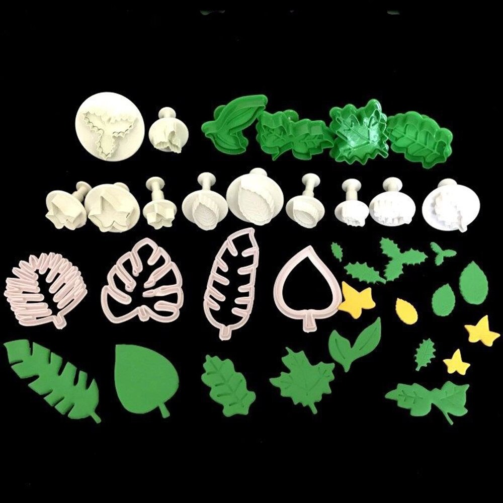 Set 3 hoặc 4 Khuôn Tạo Hình Lá Cho Bánh