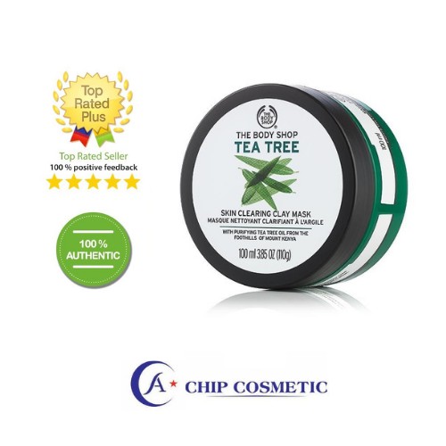 Mặt Nạ Đất Sét Cho Da Mụn Tea Tree Skin Clearing Clay Mask The Body Shop 100ML