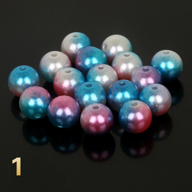 Set 100 hạt ngọc trai giả nhiều màu sắc dùng để trang trí quần áo