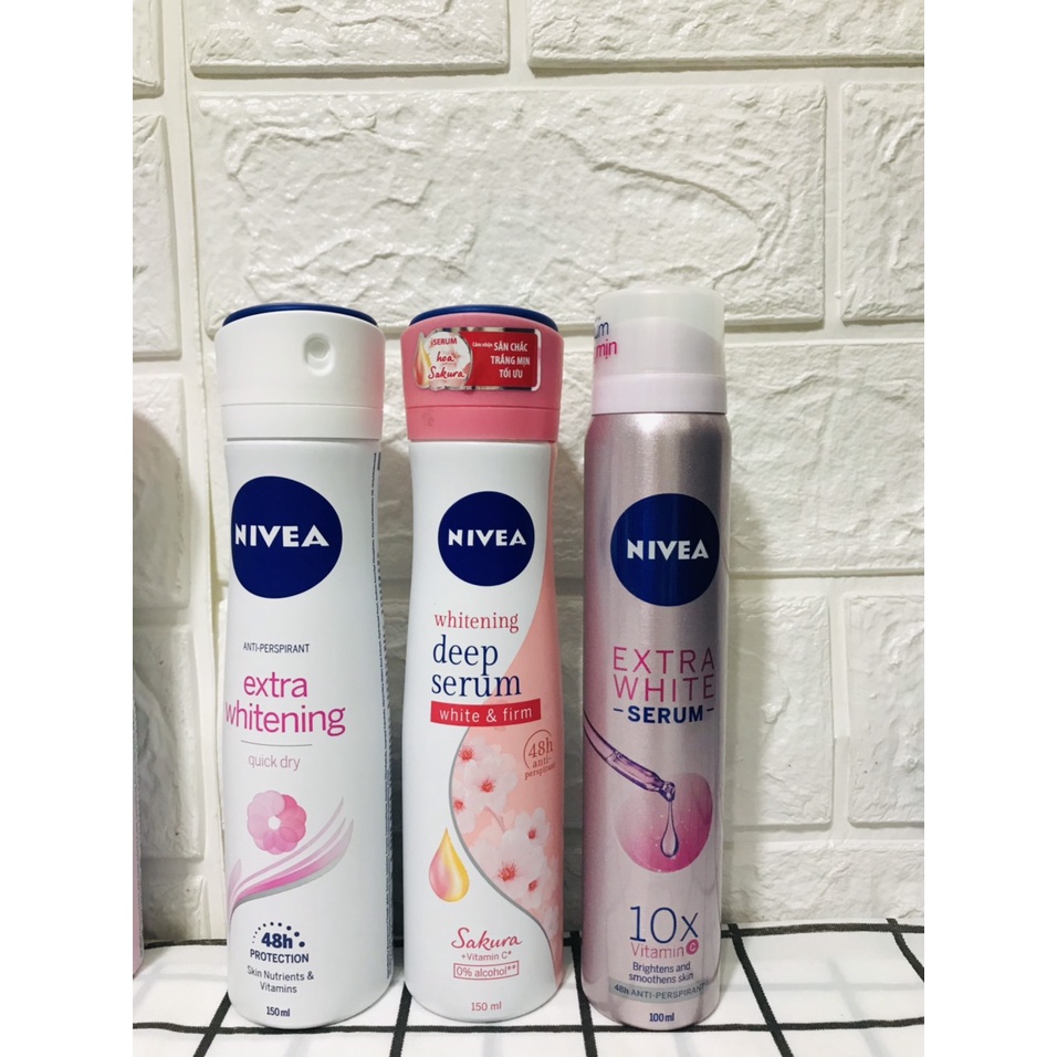 Xịt NGĂN MÙI NIVEA NỮ (150ml)