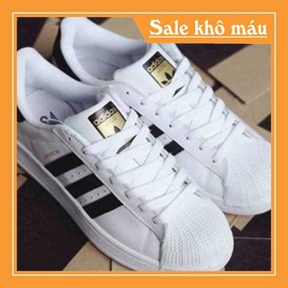 Giày Thể Thao Sneaker 🔥Siêu Đẹp🔥 Màu Trắng Sọc Đen, Phối Đồ Cực Chất, Đi Học, Đi Làm, Đi Chơi, Dành Cho Cả Nam Nữ