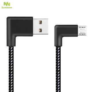 Cáp sạc đồng bộ dữ liệu bện nylon Micro USB 0.2M/1M/2M cho Android