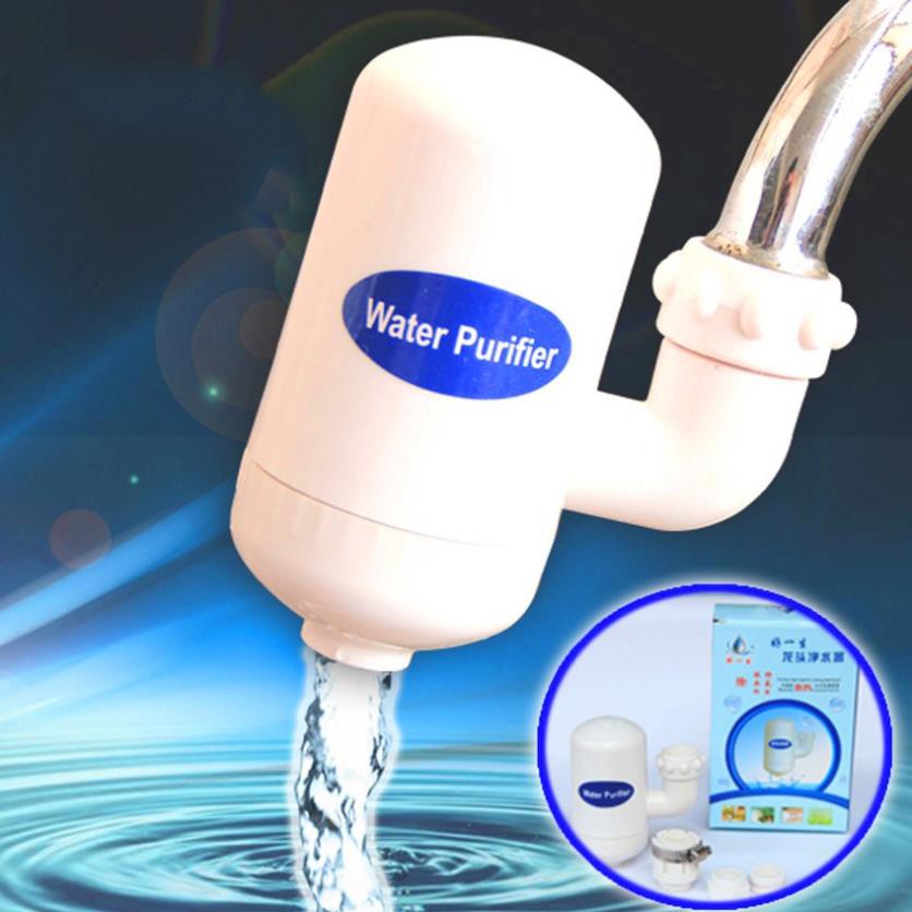 Máy Lọc nước sạch, đầu lọc nước Water Purifier ngay tại vòi khử màu, khử mùi, tạp chất, vi khuẩn