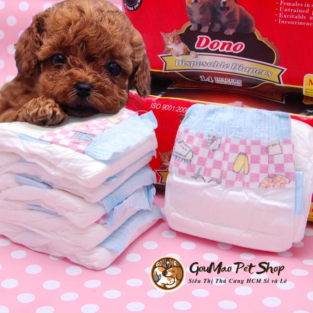Bỉm / Tả Cái Dono, Bỉm Dành Riêng Cho Chó Đực, Hàng Nhập Khẩu Chất Lượng Cao