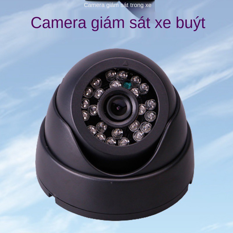 ❧◐Ống kính máy quay video nhìn đêm hồng ngoại độ nét cao cho camera giám sát trong xe bán cầu buýt / trường học