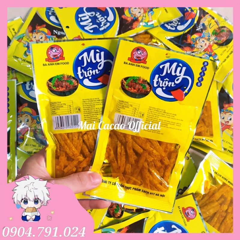 Gói snack mỳ trộn ngon ngon