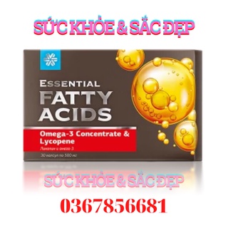 OMEGA Tim mạch giảm mỡ máu - Essential Fatty Acids Omega-3 Concentrate & Lycopene – 30 viên - Date T52/2022