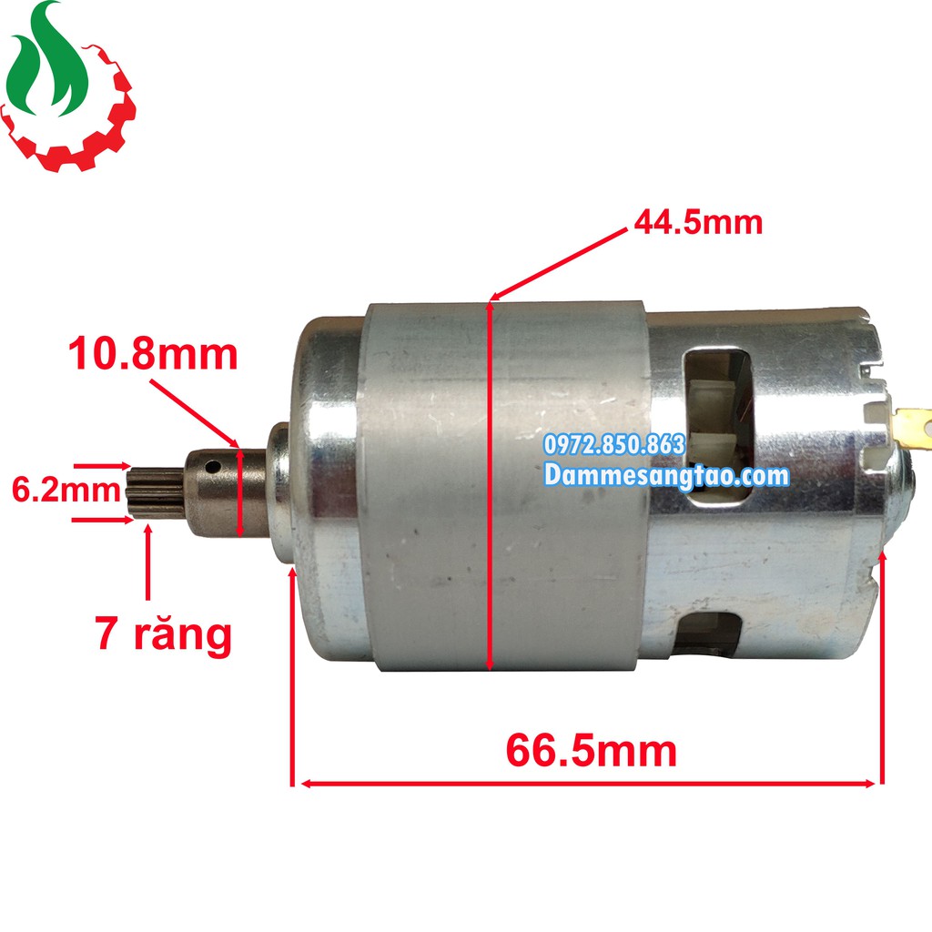 DMST Motor 18v 775 trục tròn công suất cao