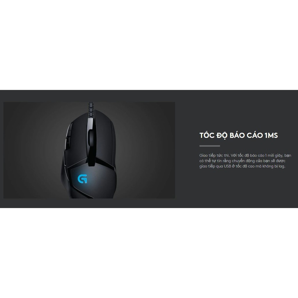 Chuột gaming Logitech G402 HYPERION FURY - chính hãng bảo hành 24 tháng
