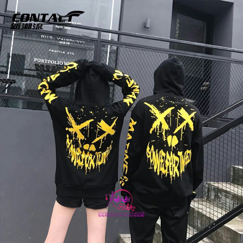 Áo hoodie nỉ tốt MADNESS Màu đen/đỏ - Kèm ảnh thật