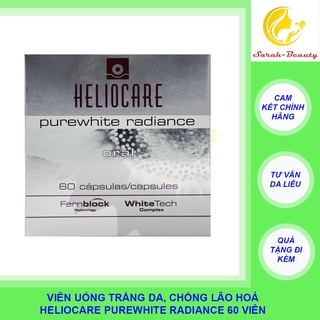 Viên Trắng Da Heliocare Purewhite Radiance 60 Viên
