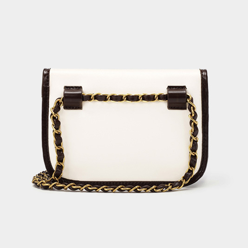 Túi Đeo Chéo Một Bên Vai Có Dây Xích Thiết Kế Thời Trang Mới Dành Cho Bạn Nữ