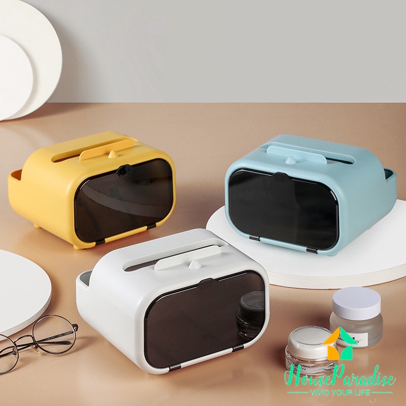 Hộp đựng khăn giấy để bàn đa năng thiết kế sáng tạo tiện lợi