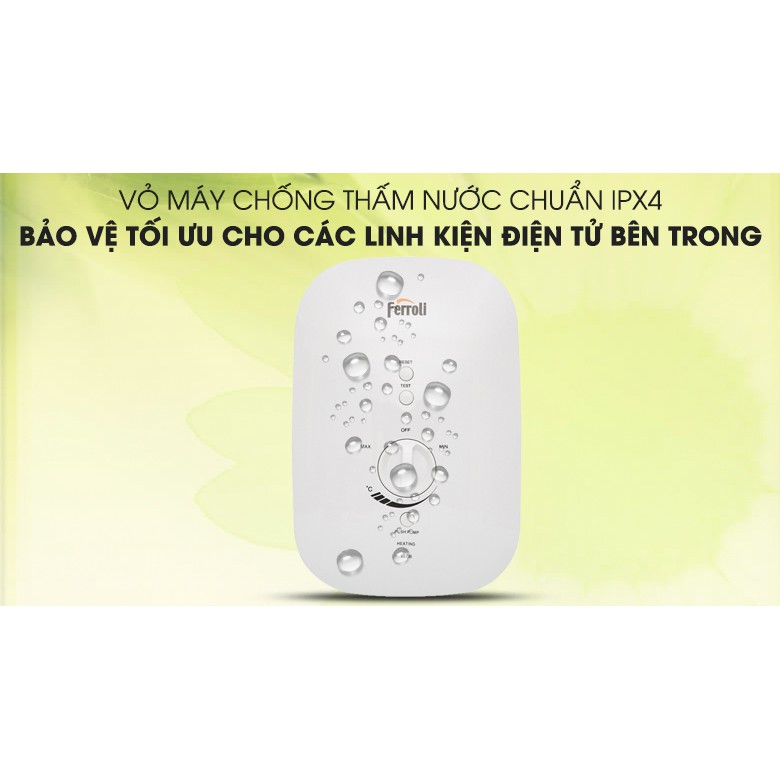 Máy nước nóng trực tiếp Ferroli 4500W Divo SSP 4.5S