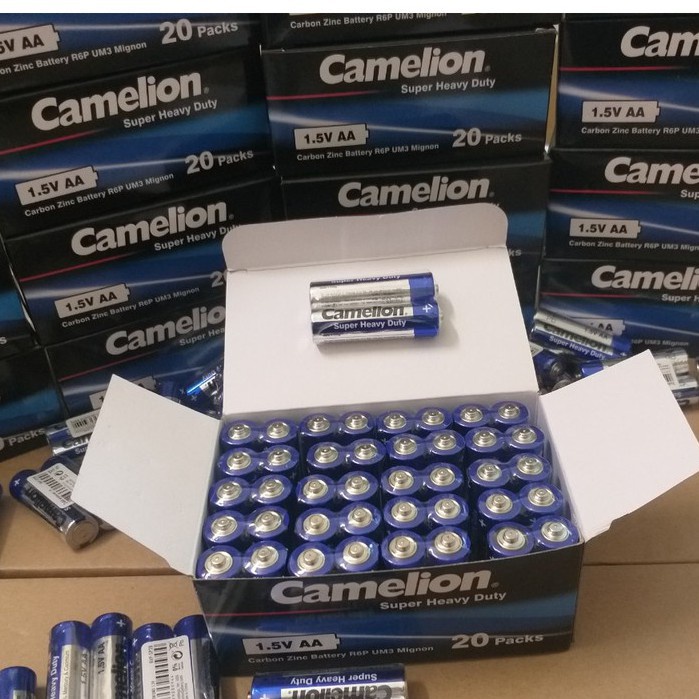 Hộp 40 Viên Pin Tiểu 2A &amp; 3A - Pin Camelion 1.5V
