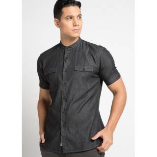 Áo Sơ Mi Đen Papper 164 Muối Mới