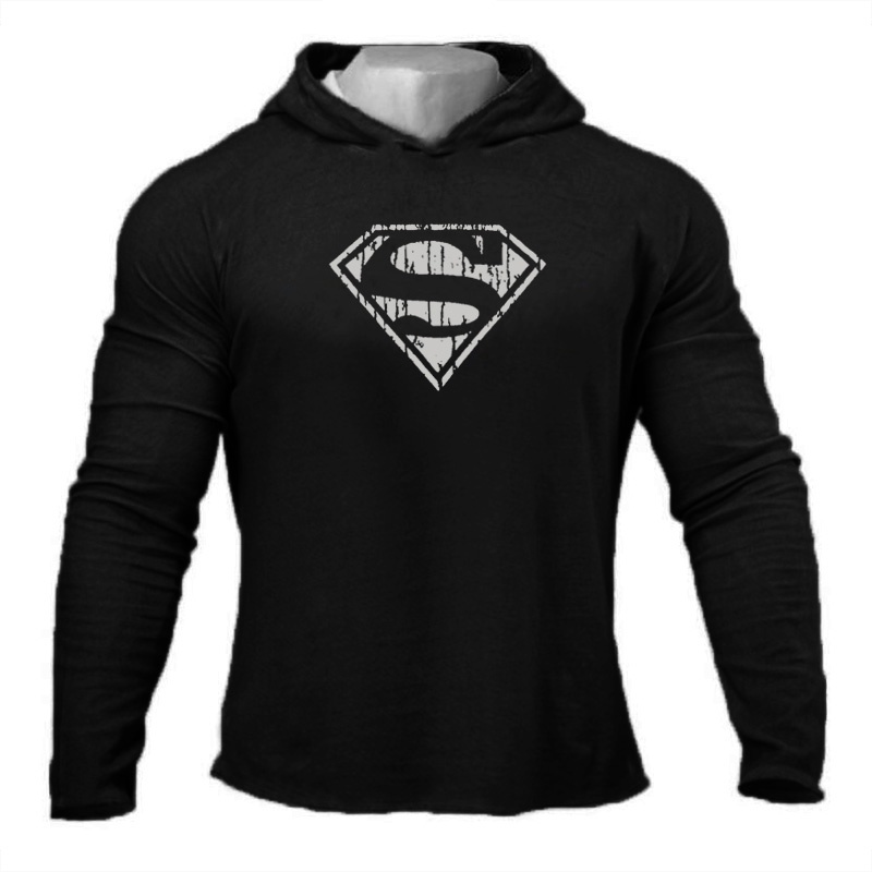 Áo thun tay dài vải cotton thoáng khí màu trơn thời trang dành cho nam