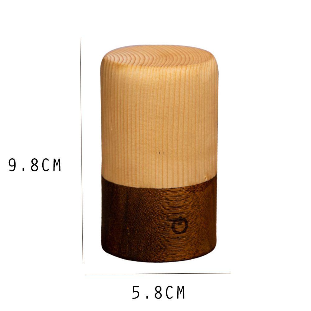 Đèn Ngủ Bằng Gỗ Ánh Sáng Trắng Vàng