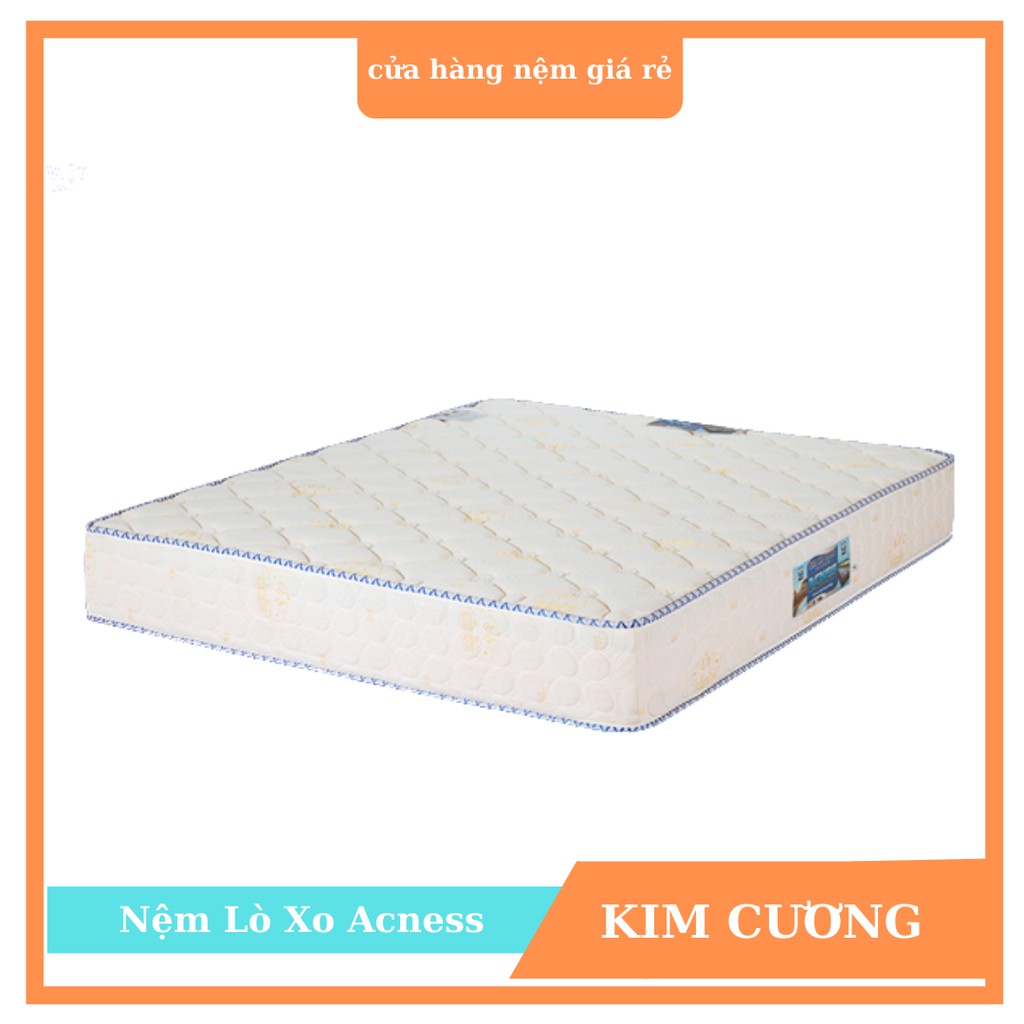 Nệm Lò Xo Túi Acness Kim Cương, hạn chế rung lắc, êm ái bồng bềnh, Hàng chính hãng